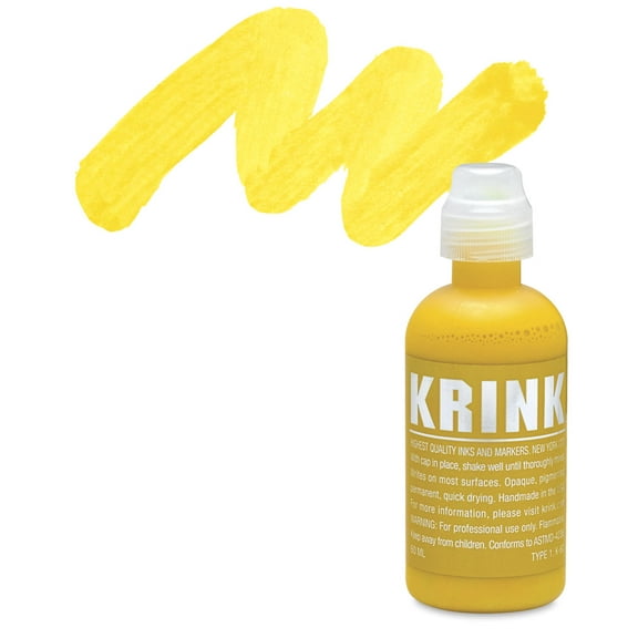 Krink K-60 Opaque Paint Marker, Yellow