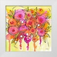thumbnail image 1 of Krinlox 12x12 White Modern Wood Framed Museum Art Print Titled - Floral Wash, 1 of 4