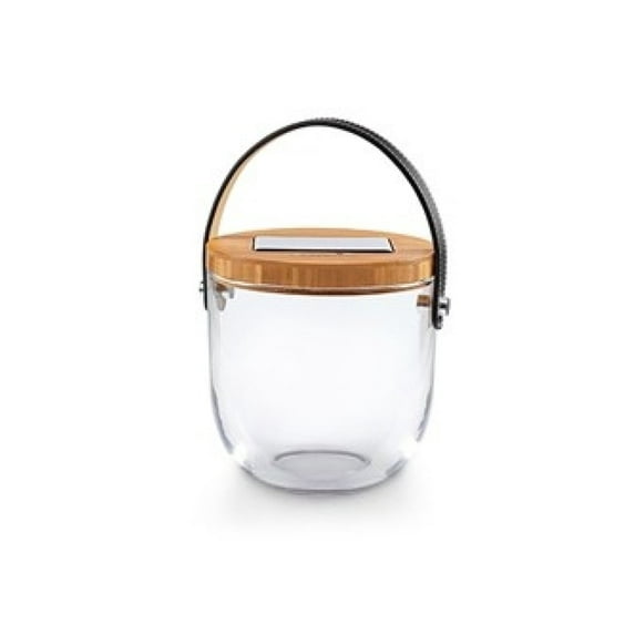 Krinner Deco Glass Basic Decorative light LED Warm White Clear, Bamboo, Black