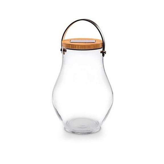 Krinner Lumix Solar Powered Home Decoration Glass LED Display Jar, Bold, 13.5"
