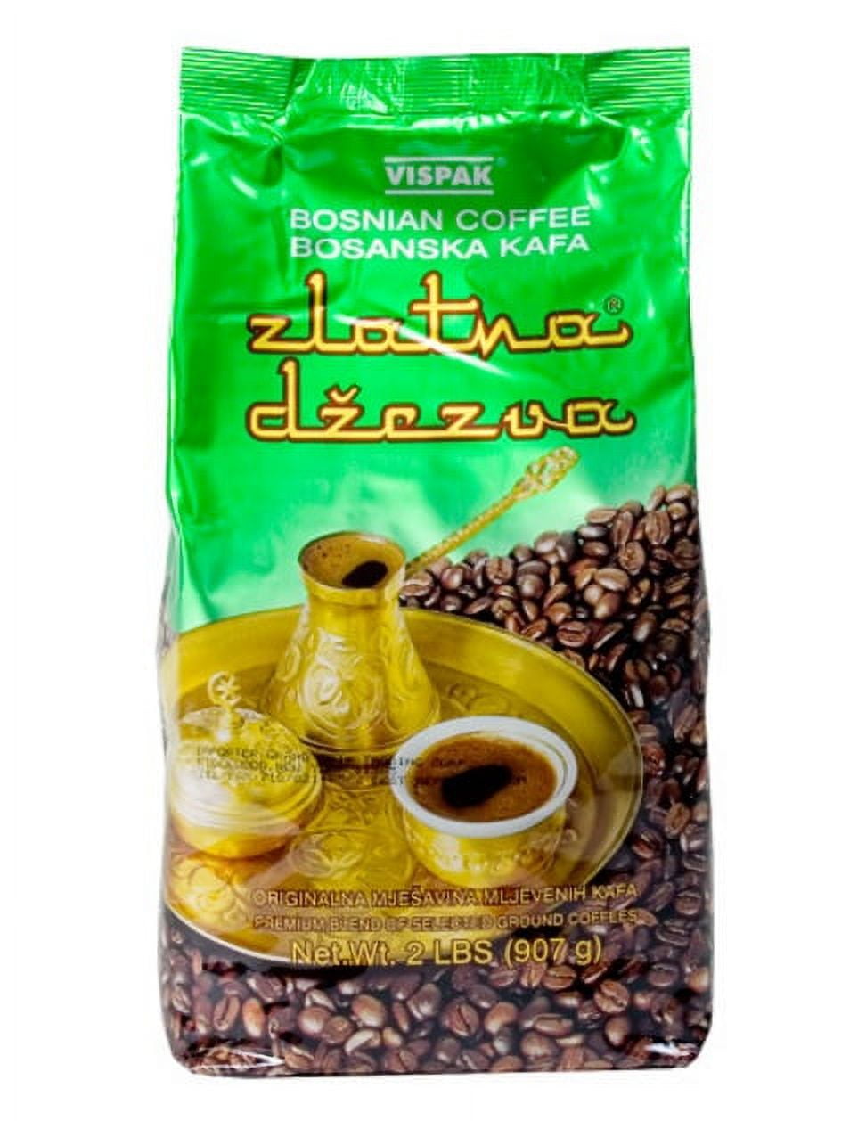 Krinos Vispak Zlatna Dzezva Dark Roast Ground Coffee, 907g