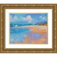 thumbnail image 1 of Krioutchkov, Alex Hook 24x20 Gold Ornate Wood Framed with Double Matting Museum Art Print Titled - Playa 14, 1 of 4