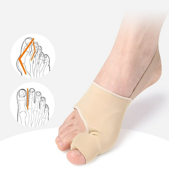 Kripyery 1 Pair Bunion Corrector High Elasticity Reduce Pressure Lightweight Orthopedic Bunion Splint Toe Separator for Foot Care