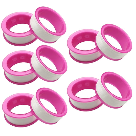 Kripyery 10Pcs 300cm Household Thread Sealing Tape - Simple Operation - Waterproof - Multiple Plumbing Thread Tape for Repair