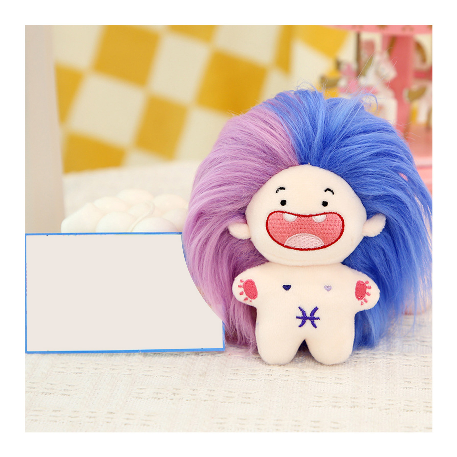 Kripyery 11cm Naked Doll Toy Colorful Fluffy Hair Deciduous Teeth  12-Constellation Plushies Pretend Toy Unfinished Cotton Stuffed Idol Doll  Plush Baby Doll Toy Girl Gift - Walmart.com