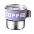 thumbnail image 1 of Kripyery 13.53oz Coffee Cup Stainless Steel Thermal Mug Portable Leakproof Insulated Cup with Elastic Sleeve for Home Office Car, 1 of 1