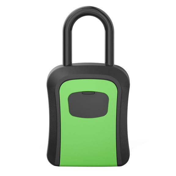 Kripyery 4 Digit Password Key Lock Box, Portable Waterproof Combination Lock Wall-Mounted Key Safe for House Keys Garage Spares