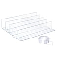 thumbnail image 1 of Kripyery 5Pcs Acrylic Sofa Bumpers with Strong Adhesive Tape Transparent Under-Bed Bumpers Prevent Things from Getting Under The Furniture for Hard Surface Floors, 1 of 7