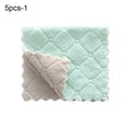 thumbnail image 1 of Kripyery 5Pcs Water Absorbent Washing Dish Cloth Towel Rag Home Kitchen Clean Tablecloth, 1 of 8