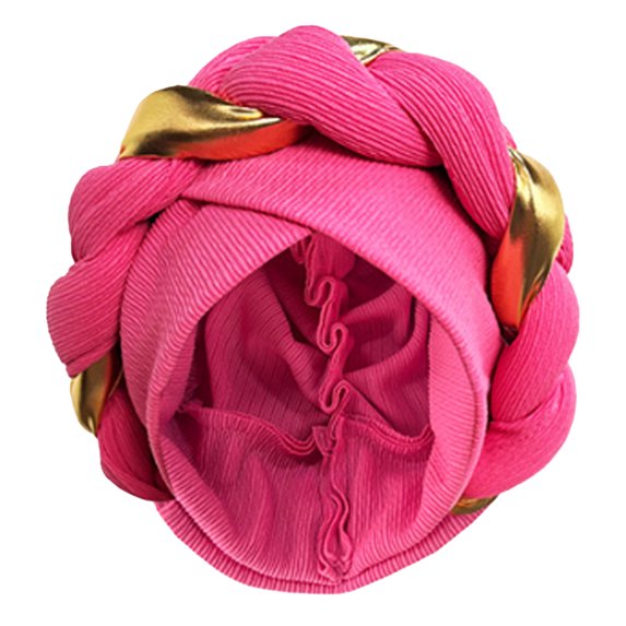 Kripyery Adult Cap Women Hat with Twisted Knitted High Elasticity, Anti-slip Beanie, Color Matching, Ethnic Style, Traditional Vintage, and Windproof Hair Protection