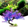 thumbnail image 1 of Kripyery Aquatic Plant Ornament Pollution-free Aquarium Landscaping Green Plant Fish Tank Simulation Bent Tree Decoration Aquarium Supplies, 1 of 8