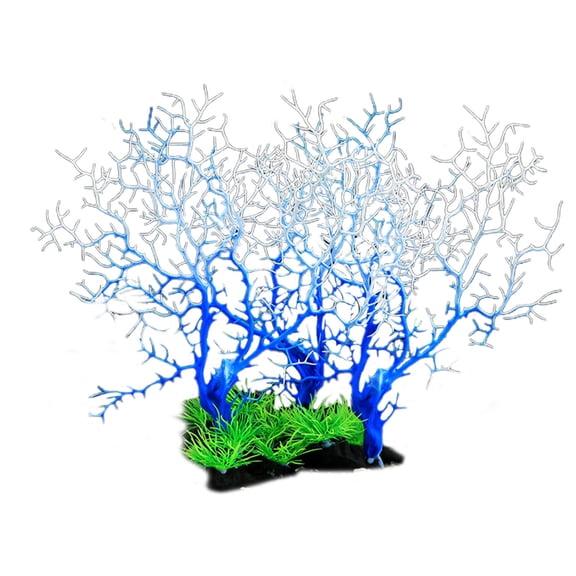 Kripyery Artificial Coral Tree Vivid Appearance Bright Color No Pollution Realistic DIY Aquarium Background Artificial Coral Plant Fish Tank Decoration