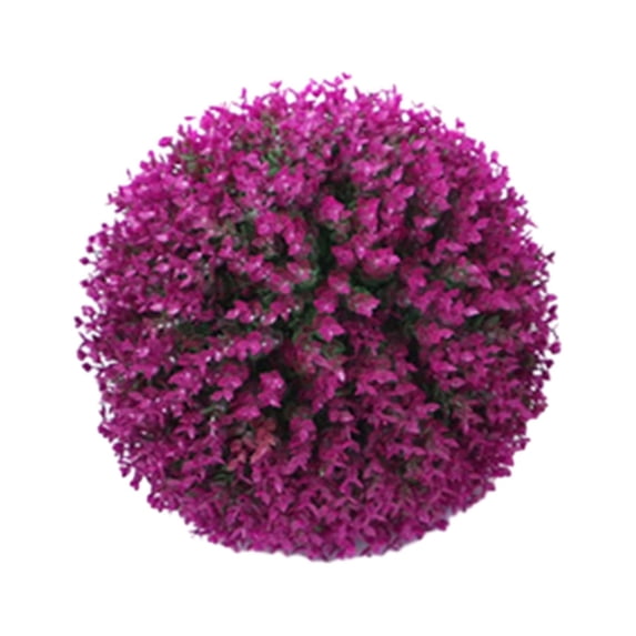 Kripyery Artificial Grass Ball Durable Fade-resistant Easy to Install Realistic Artificial Plant Ball for Garden Lawn