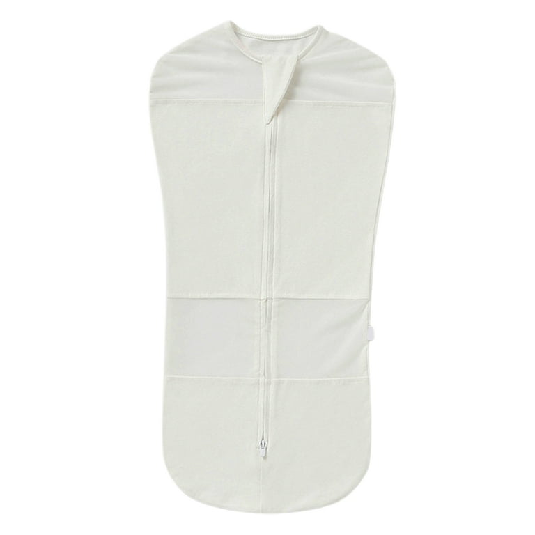 Kripyery Baby Swaddle Wearable Dual Zipper Cotton Parisarc Solid