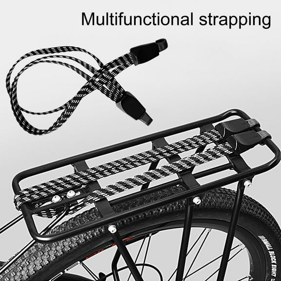 Kripyery Bicycle Luggage Rope Strong Toughness Thicken Good Elasticity Wide 3-in-1 Bike Luggage Strap for Travel