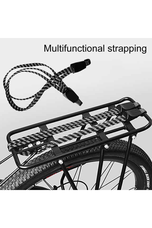 Bicycle Luggage Rope Strong Toughness Thicken Good Elasticity Wide 3-in-1 Bike Luggage Strap for Travel