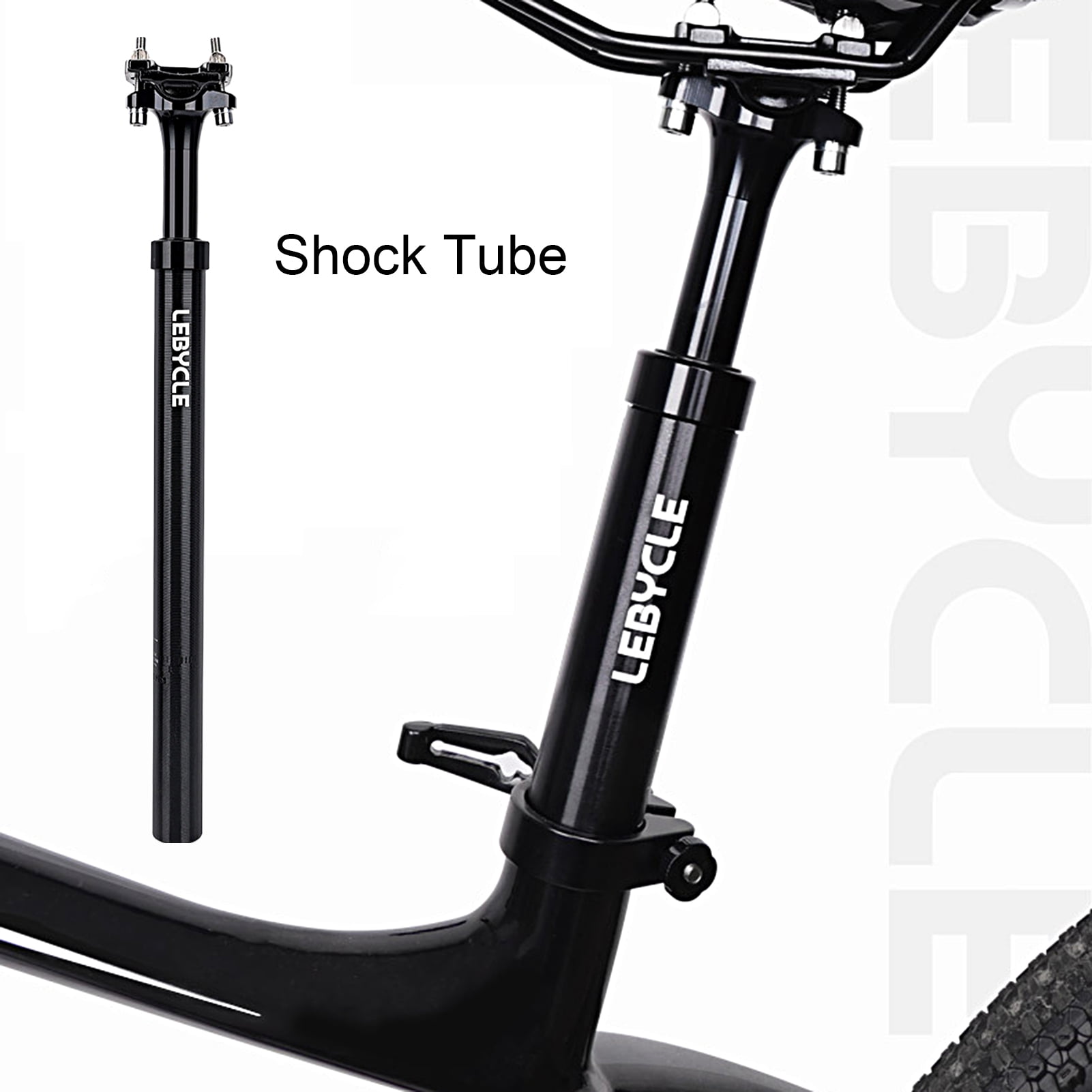 Kripyery Bike Seat Post High Strength Intergrated CNC Cutting Universal Installation Shock Absorber Aluminum Alloy Bike Seat Tube Bike Accessories Walmart