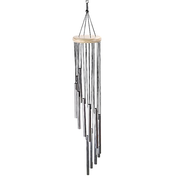 Kripyery Exquisite Aluminum Tube Wind Chime - Eye-Catching Crisp Sound Decorative Ornament, Hanging, Home Decor