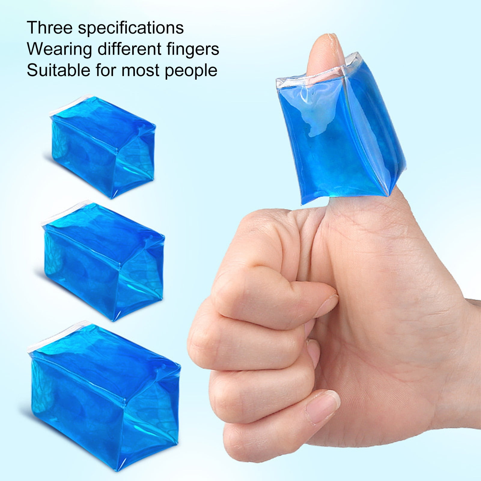 Kripyery Finger Cot Gel Finger Protector for Men and Women, Finger