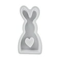thumbnail image 1 of Kripyery Heart House Silicone Mold - Large & Small Rabbit Angel Casting Mold for DIY Easter Resin Crafts, 1 of 8