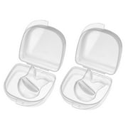 Kripyery Improved Sleep Quality - Optimal Airflow Snore Destroy Silicone Tongue Cover for Night 2Pcs Tongue Retainer