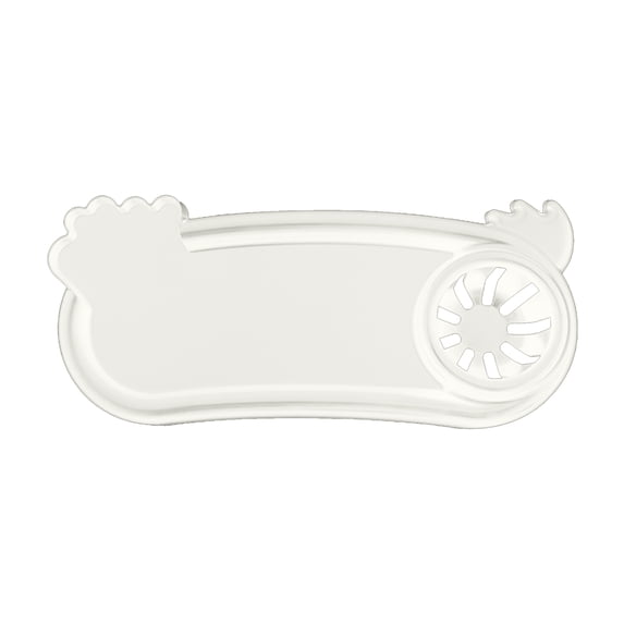 Kripyery Infant Cart Dining Plate Prevent Slipping Easy Assembly Stroller Trays Baby Stroller Plate for Hassle-Free Meals