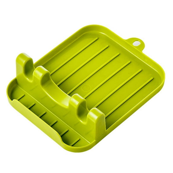 Kripyery Kitchen Storage Rack Space-saving Pot Lids Spoon Utensils Storage Holder with Hanging Hole for Household