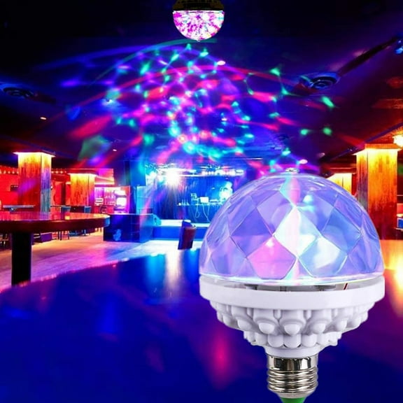 Kripyery LED Light Stage Magic Ball Party Disco Club Night Lamp Home Room Xmas Decor Bulb