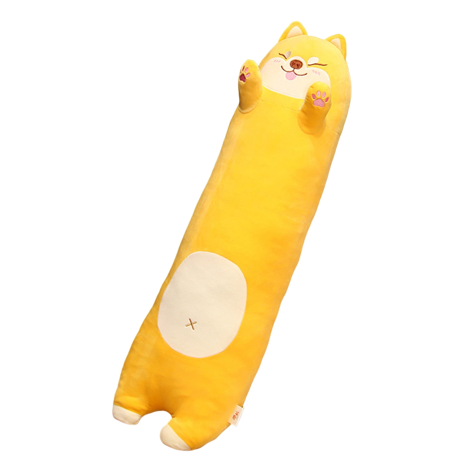 Kripyery Long Strip Dog Plush Pillow Cute Stuffed Puppy Animal Doll