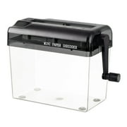 Kripyery Manual Paper Shredder Portable Large Capacity Clear Visible Anti-slip Mini Hand A4 Paper Cutting Shredding Tool Home Office Supplies