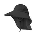 thumbnail image 1 of Kripyery Men Outdoor Hat with Neck Cover, Large Brim Hollow Mesh, Windproof Chin Strap, Anti-UV Sunscreen, Great Breathability, Camping Fishing Travel Cap, 1 of 8