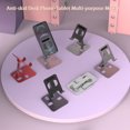 thumbnail image 1 of Kripyery Mobile Phone Stand Stable Support Foldable Multifunctional Dual Swivel Design Anti-skid Desk Phone Tablet Multi-purpose Mount Mobile Phone Accessories, 1 of 8