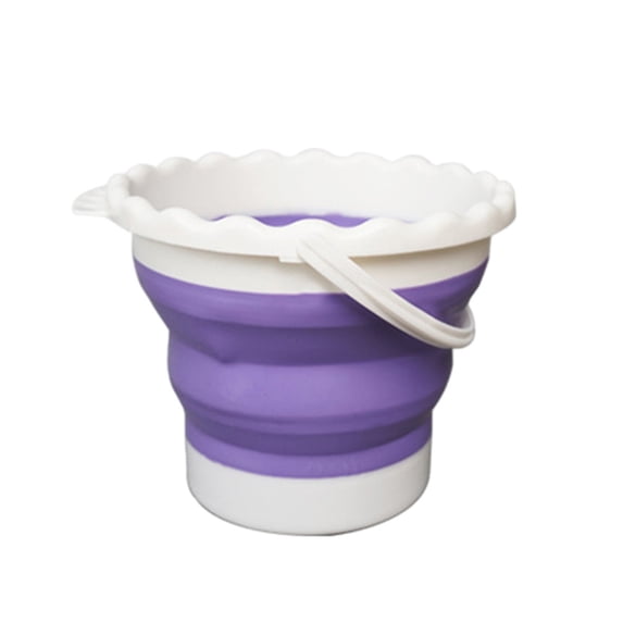 Kripyery Multifunctional Watercolor Bucket - Strong Load Bearing Silicone Foldable Design Pen Cleaner Bucket for Paintbrush Hold