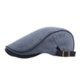thumbnail image 1 of Kripyery New Mens Knit Headwear Thick Hat Driving Cotton Gatsby Ivy Cap Newsboy Vintage Beret (7 Color), 1 of 2