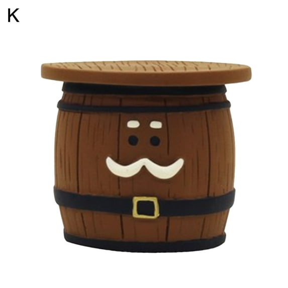 Kripyery Ornament Crafts Exquisite Realistic Resin Wine Beer Rabbit Ornament for Cake Topper