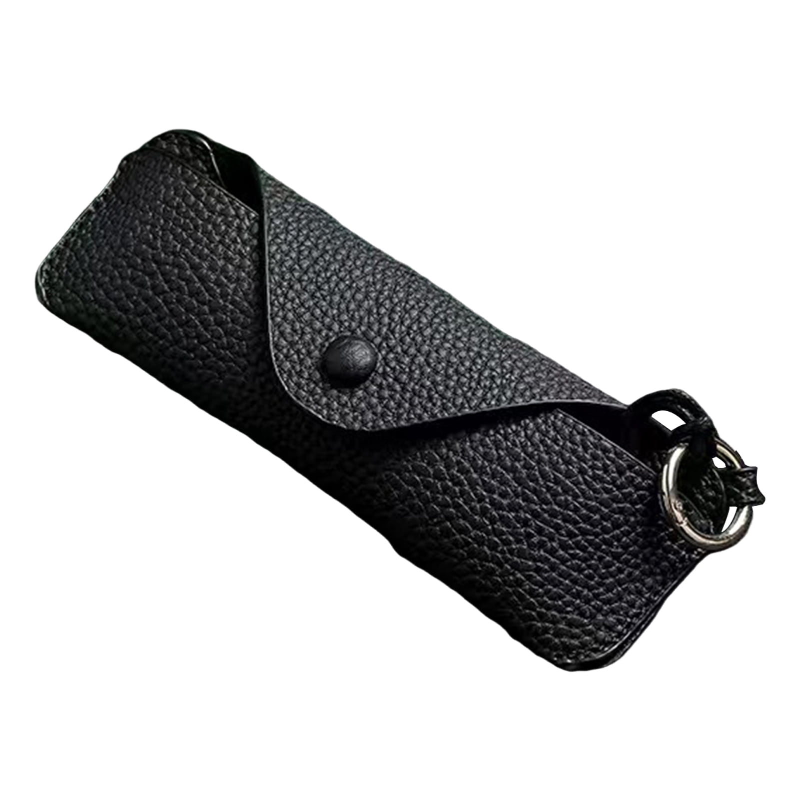 Soft PU Leather Sunglasses Case Portable Glasses Pouch with Strap Soft Portable PU Leather Sunglasses Bag High Quality Slim  main image 2