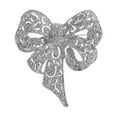 thumbnail image 1 of Kripyery Retro Big Bowknot Shape Brooch Colorful Rhinestones Inlaid Pin Shawl Dress Suit Lapel Badge Jewelry Gift Coat Accessories, 1 of 8