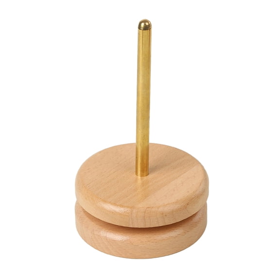 Kripyery Rotatable Wool Spool Wooden Yarn Ball Winder - Durable Spool Holder for Sewing Supplies