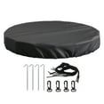 Kripyery Round Pool Cover Solar Covers for AboveGround Pools Reduce