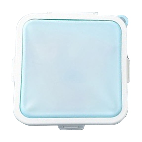 Kripyery Sandwich Container Bento Lunch Box BPA-free Hinged Containers Reusable Sandwich Holder Snack Container for Office Workers Students
