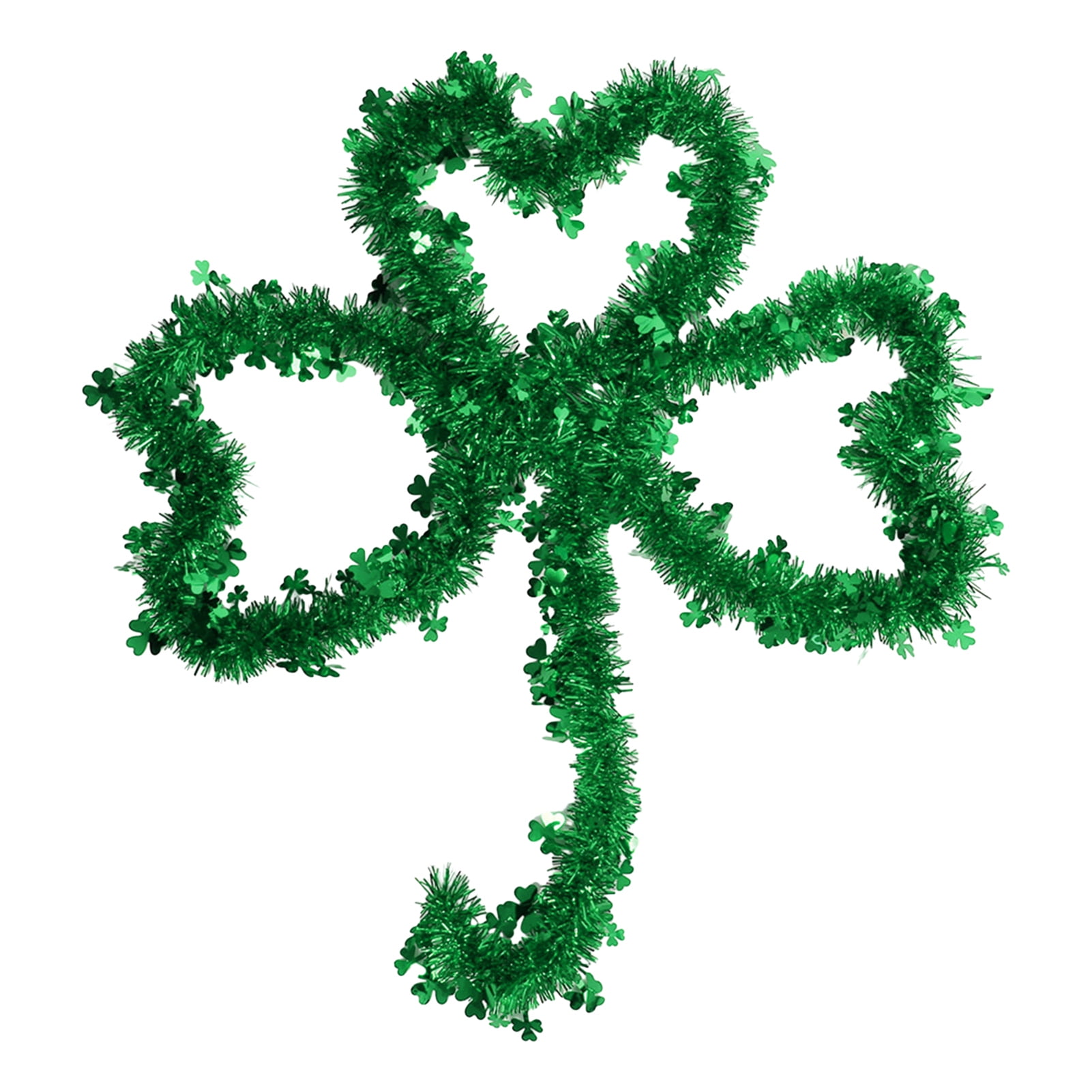 Kripyery Shamrock Tinsel St. Patrick's Day Wall Decoration Create