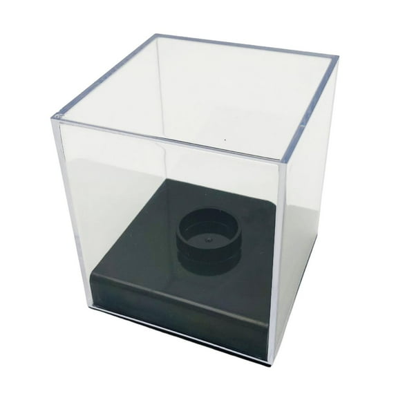 Kripyery Softball Display Box Transparent Dustproof Waterproof Anti-UV Versatile Acrylic Baseball Display Storage Box Sporting Goods