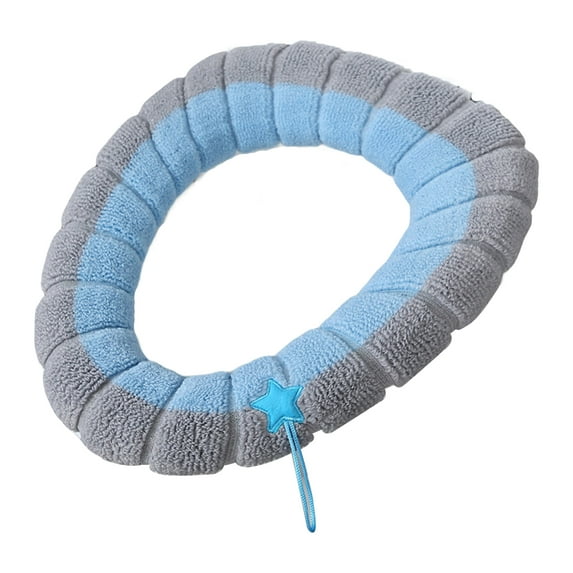 Kripyery Toilet Seat Pad Ultra Soft Keep Warm Washable Cartoon All Inclusive Closestool Mat Bathroom Accessories