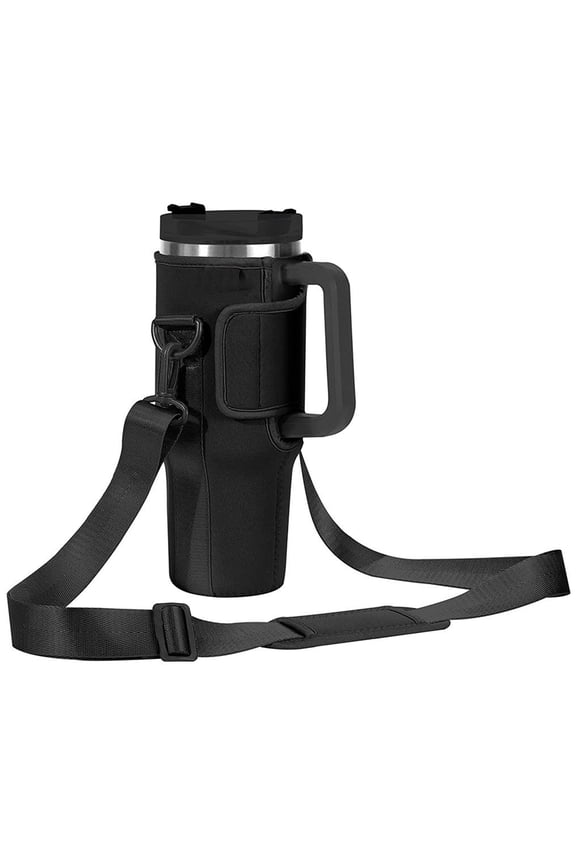 Water Bottle Carrier Bag Holder Adjustable Shoulder Strap Cup Sleeve Tumbler 30/40 Oz Water Bottle Sling Bag Sleeve Holder Carrier