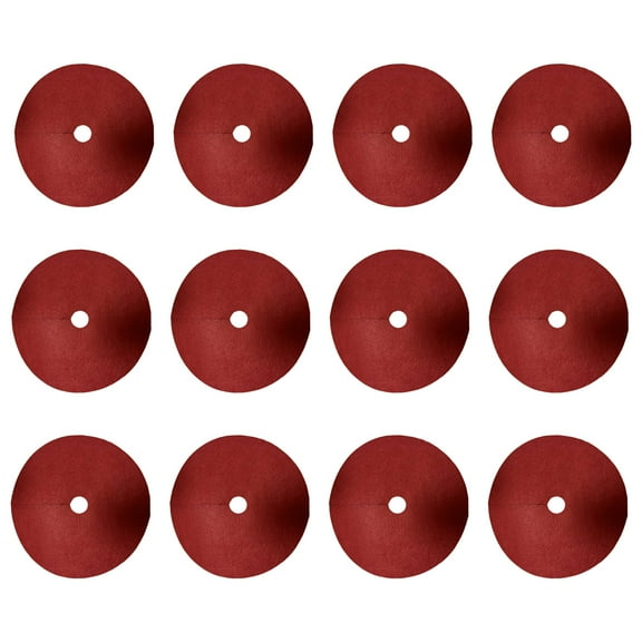 Kripyery Weed Barrier Mulch Ring 12 Pcs Non Woven Tree Ring Round 20.47 Inches Tree Base Weed Barrier Fabric Cover for Landscaping Weed Control Root Protection