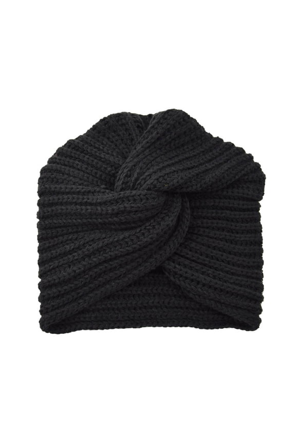 Womens Winter Warm Head Wrap Knitted Turban Hats Hair Cancer Chemo Beanie Caps for All-occasion