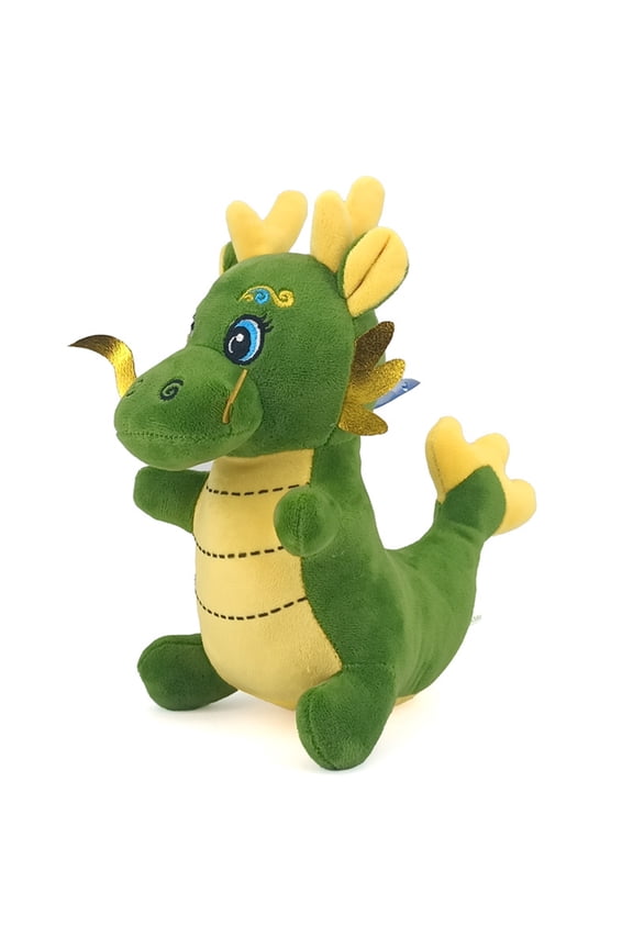Year of 2024 Cartoon Dragon Plush Doll Toy Chinese Dragon Zodiac Mascot Doll Keychain Stuffed Animal Doll Pendant Festival Decoration New Year Gift