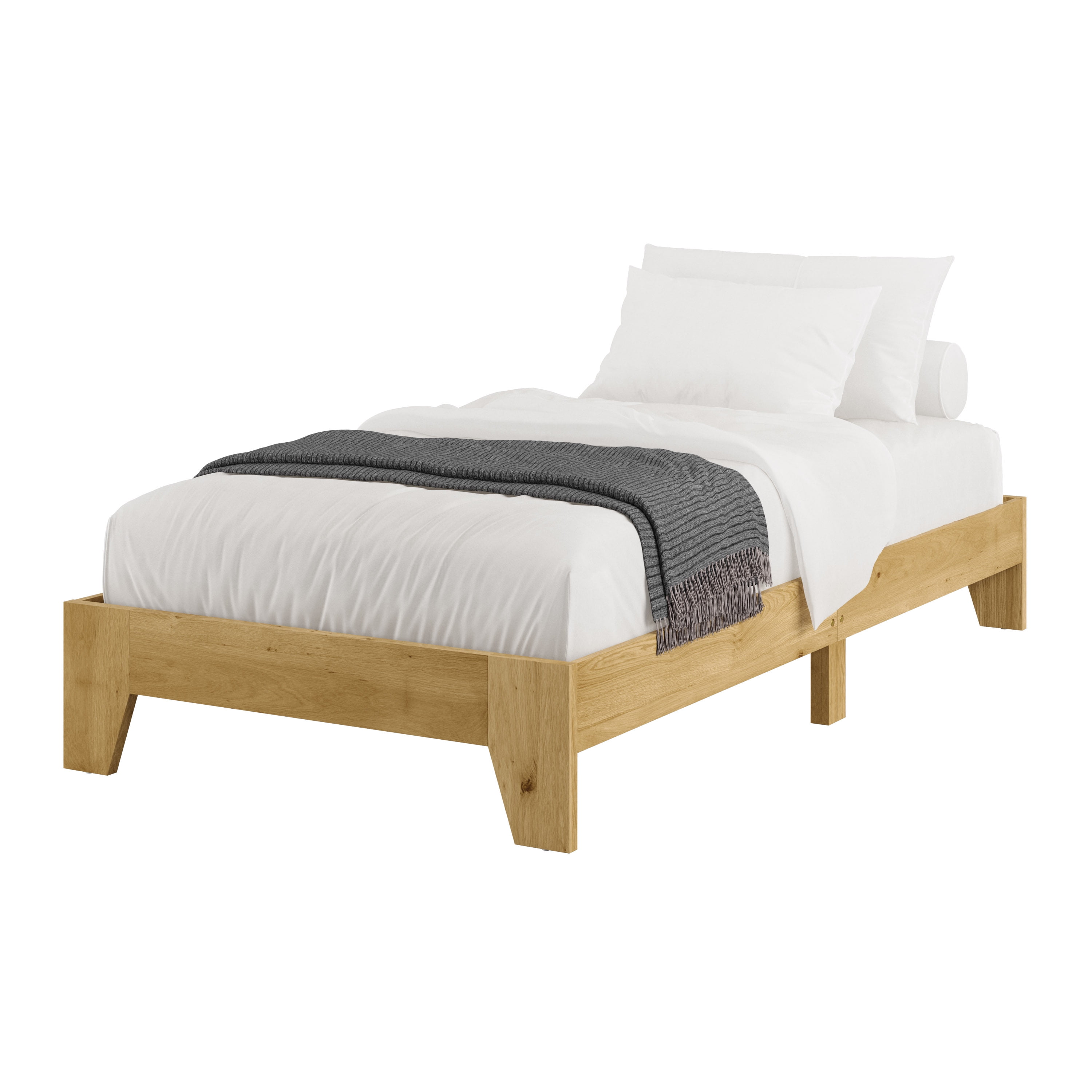 Kris & Ally Sakura Twin/Single Durable Engineered Wood Minimalist ...