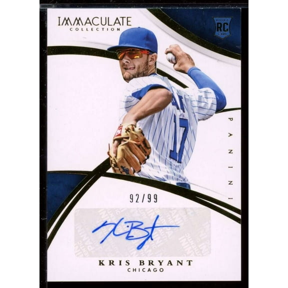 Kris Bryant AU Rookie Card 2015 Immaculate Collection #148 /99
