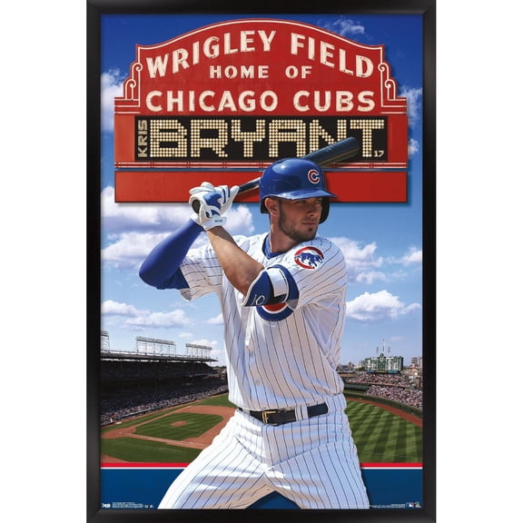 Kris Bryant Chicago Cubs 24.25'' x 35.75'' Framed Players Poster